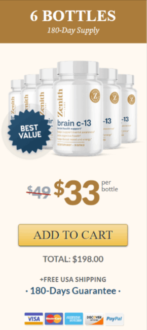 Brain C-13 price 6 bottle